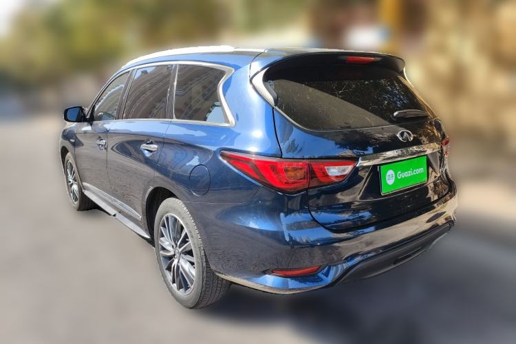 Used Infiniti QX60 2018 2.5 S/C Hybrid Two-Wheel-Drive Champion Family Edition Rear Left 45 Deg