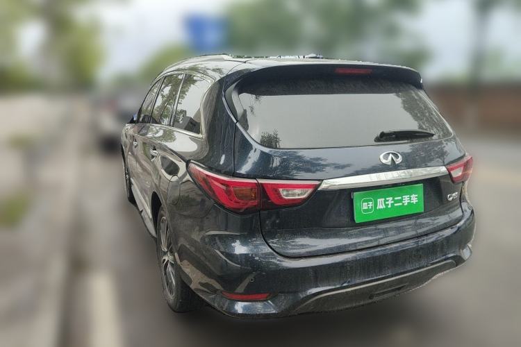 Used Infiniti QX60 2018 2.5 S/C Hybrid Two-Wheel-Drive Champion Family Edition Rear Left 45 Deg