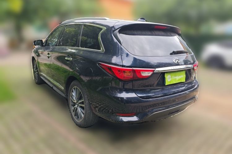 Used Infiniti QX60 2018 2.5 S/C Hybrid Two-Wheel-Drive Champion Family Edition Rear Left 45 Deg