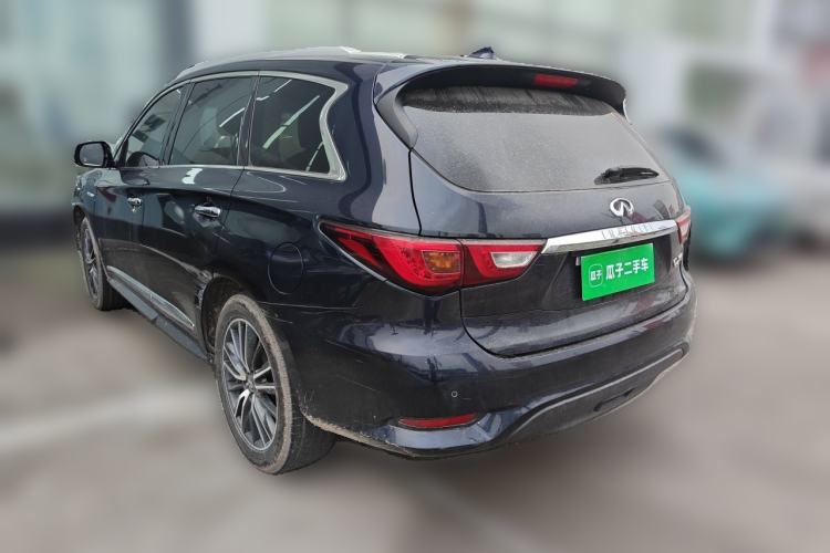 Used Infiniti QX60 2018 2.5 S/C Hybrid Two-Wheel-Drive Champion Family Edition Rear Left 45 Deg