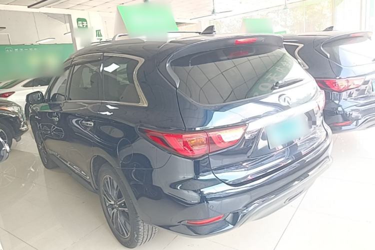 Used Infiniti QX60 2018 2.5 S/C Hybrid Two-Wheel-Drive Champion Family Edition Rear Left 45 Deg