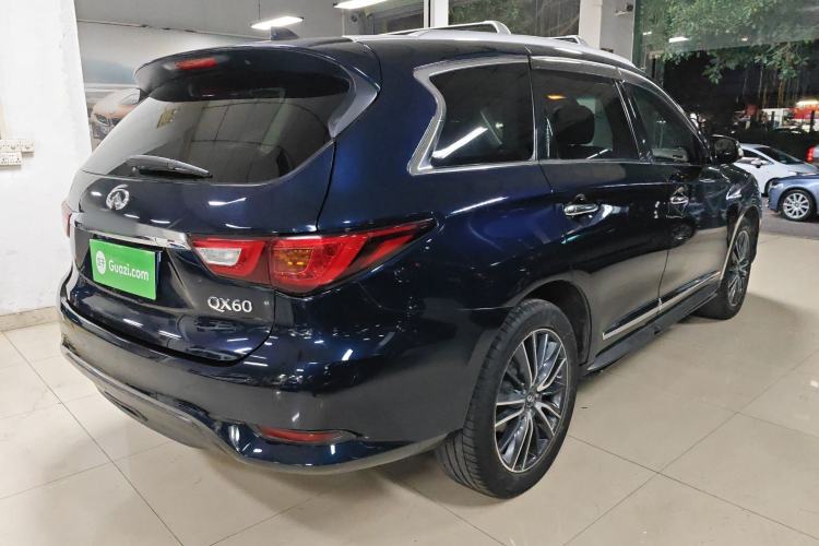 Used Infiniti QX60 2018 2.5 S/C Hybrid Two-Wheel-Drive Champion Family Edition Rear Right 45 Deg