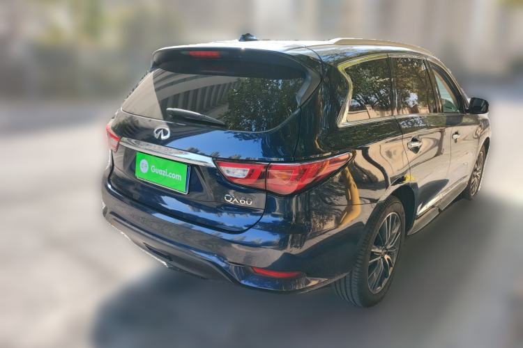 Used Infiniti QX60 2018 2.5 S/C Hybrid Two-Wheel-Drive Champion Family Edition Rear Right 45 Deg