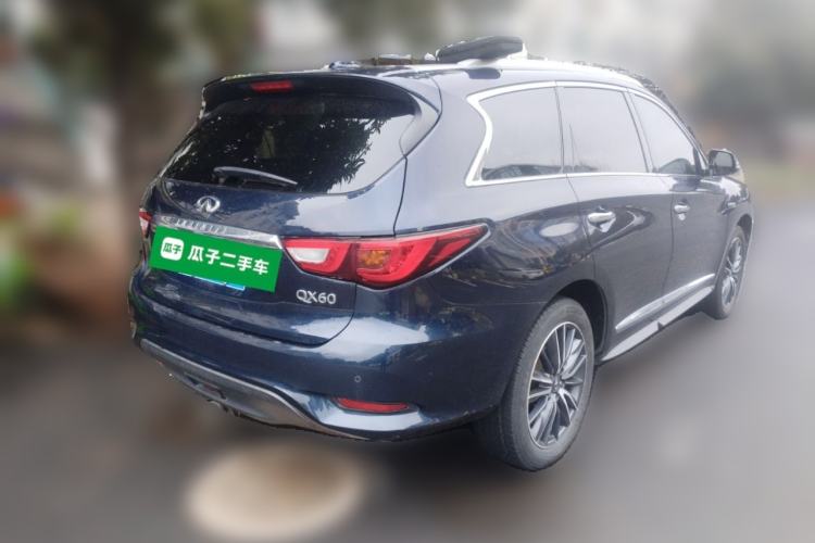Used Infiniti QX60 2018 2.5 S/C Hybrid Two-Wheel-Drive Champion Family Edition Rear Right 45 Deg