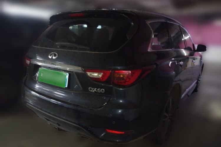 Used Infiniti QX60 2018 2.5 S/C Hybrid Two-Wheel-Drive Champion Family Edition Rear Right 45 Deg