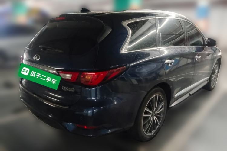 Used Infiniti QX60 2018 2.5 S/C Hybrid Four-Wheel-Drive Champion Family Edition Rear Right 45 Deg