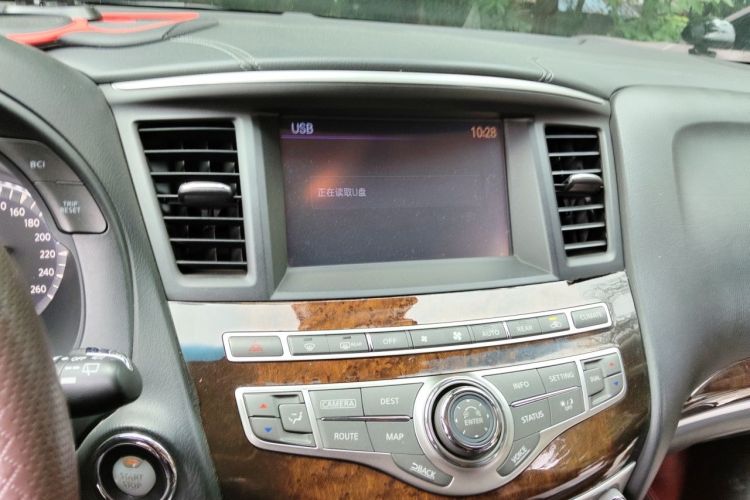 Used Infiniti QX60 2018 2.5 S/C Hybrid Four-Wheel-Drive Champion Family Edition Audio And AC Panel