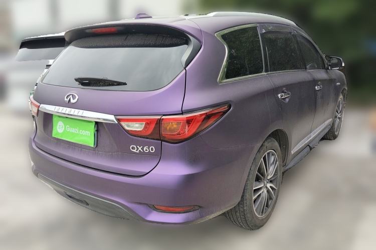 Used Infiniti QX60 2018 2.5 S/C Hybrid Four-Wheel-Drive Champion Family Edition Rear Right 45 Deg