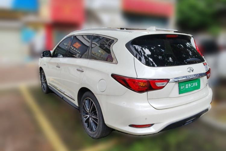 Used Infiniti QX60 2018 2.5 S/C Hybrid Two-Wheel-Drive Champion Family Edition Rear Left 45 Deg