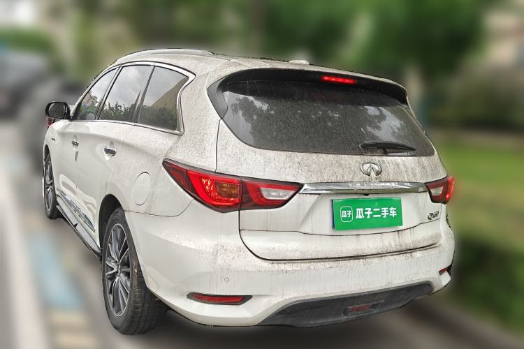 Used Infiniti QX60 2018 2.5 S/C Hybrid Two-Wheel-Drive Champion Family Edition Rear Left 45 Deg