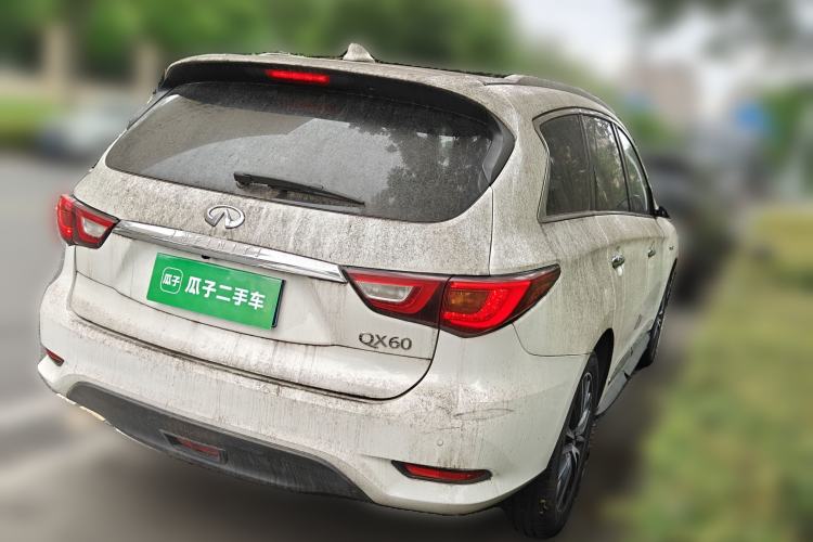 Used Infiniti QX60 2018 2.5 S/C Hybrid Two-Wheel-Drive Champion Family Edition Rear Right 45 Deg