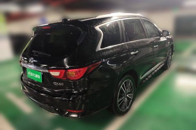 Used Infiniti QX60 2020 2.5 S/C Hybrid Two-Wheel-Drive Excellence Edition Rear Right 45 Deg