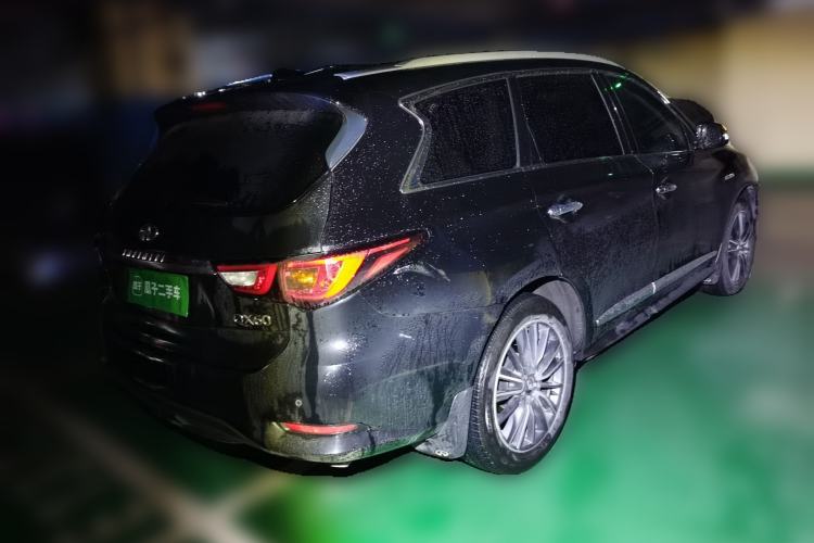 Used Infiniti QX60 2020 2.5 S/C Hybrid Two-Wheel-Drive Excellence Edition Rear Right 45 Deg