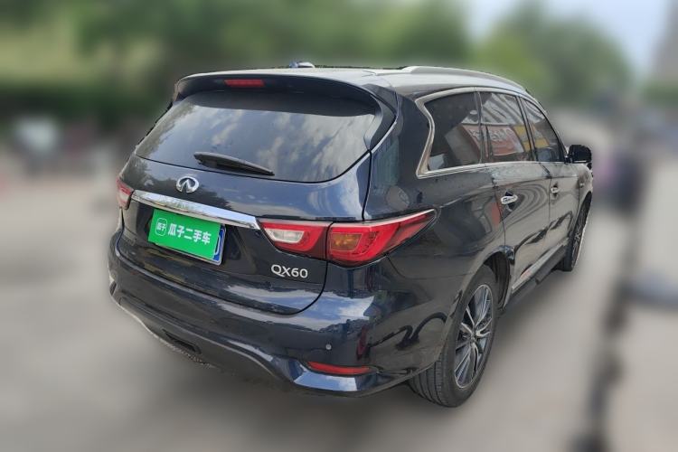 Used Infiniti QX60 2020 2.5 S/C Hybrid Two-Wheel-Drive Excellence Edition Rear Right 45 Deg