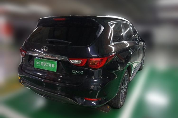 Used Infiniti QX60 2020 2.5 S/C Hybrid Two-Wheel-Drive Excellence Edition Rear Right 45 Deg