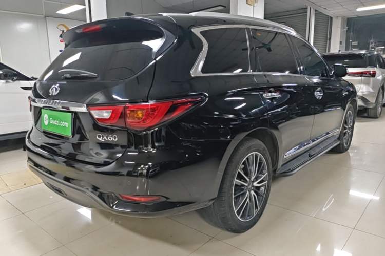 Used Infiniti QX60 2020 2.5 S/C Hybrid Two-Wheel-Drive Excellence Edition Rear Right 45 Deg