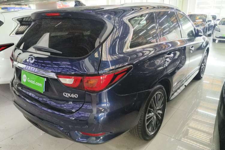 Used Infiniti QX60 2020 2.5 S/C Hybrid Two-Wheel-Drive Excellence Edition Rear Right 45 Deg