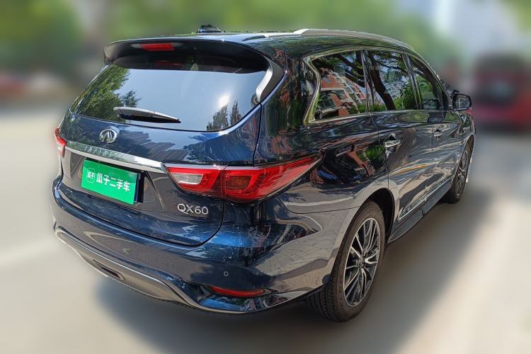 Used Infiniti QX60 2020 2.5 S/C Hybrid Two-Wheel-Drive Excellence Edition Rear Right 45 Deg