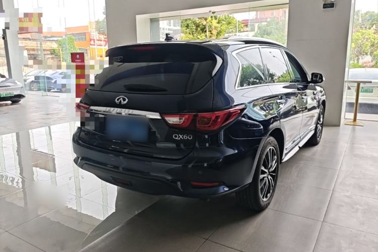 Used Infiniti QX60 2020 2.5 S/C Hybrid Two-Wheel-Drive Excellence Edition Rear Right 45 Deg