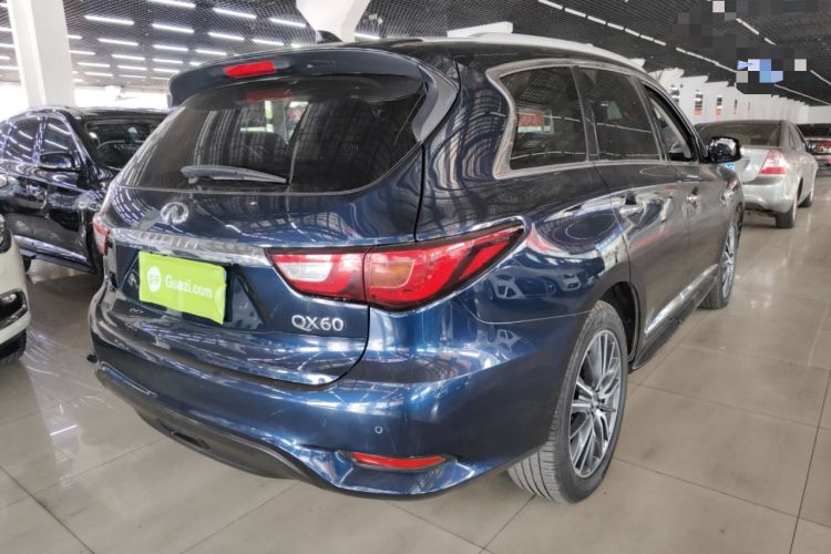 Used Infiniti QX60 2020 2.5 S/C Hybrid Two-Wheel-Drive Excellence Edition Rear Right 45 Deg