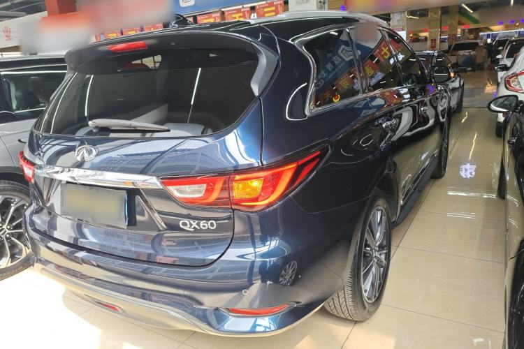 Used Infiniti QX60 2020 2.5 S/C Hybrid Two-Wheel-Drive Excellence Edition Rear Right 45 Deg