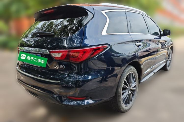 Used Infiniti QX60 2020 2.5 S/C Hybrid Two-Wheel-Drive Excellence Edition Rear Right 45 Deg