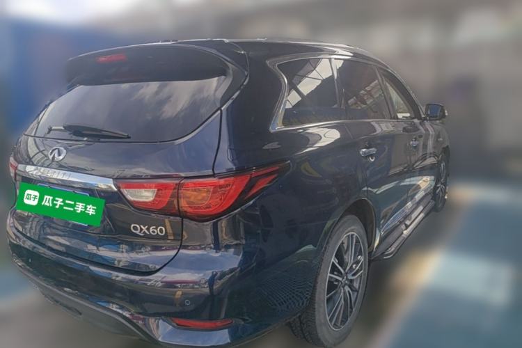 Used Infiniti QX60 2020 2.5 S/C Hybrid Two-Wheel-Drive Excellence Edition Rear Right 45 Deg