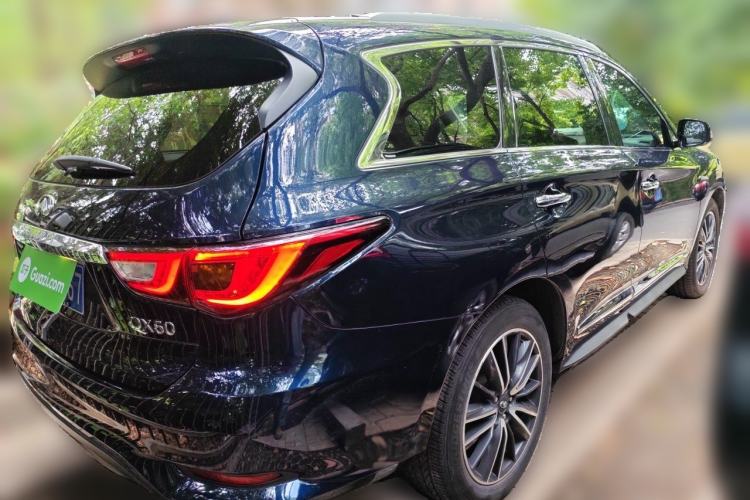 Used Infiniti QX60 2020 2.5 S/C Hybrid Two-Wheel-Drive Excellence Edition Rear Right 45 Deg