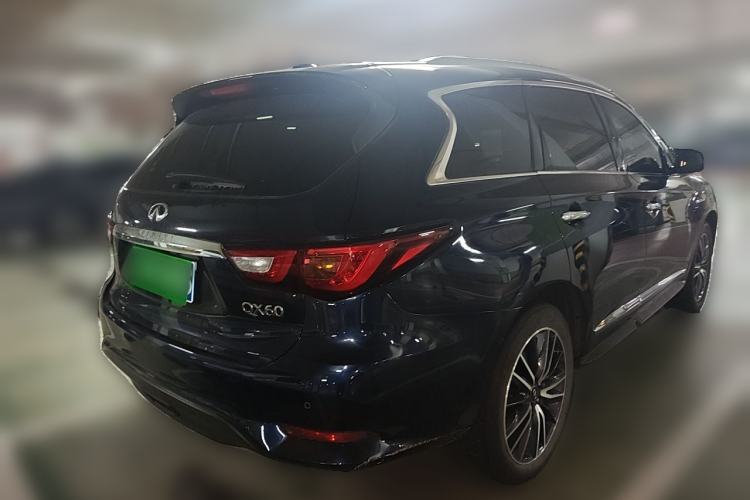 Used Infiniti QX60 2020 2.5 S/C Hybrid Two-Wheel-Drive Excellence Edition Rear Right 45 Deg