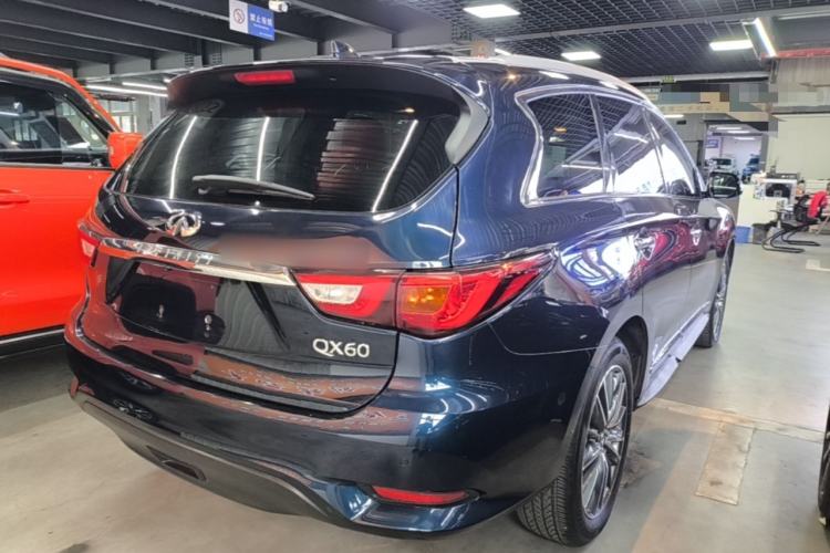 Used Infiniti QX60 2020 2.5 S/C Hybrid Two-Wheel-Drive Excellence Edition Rear Right 45 Deg