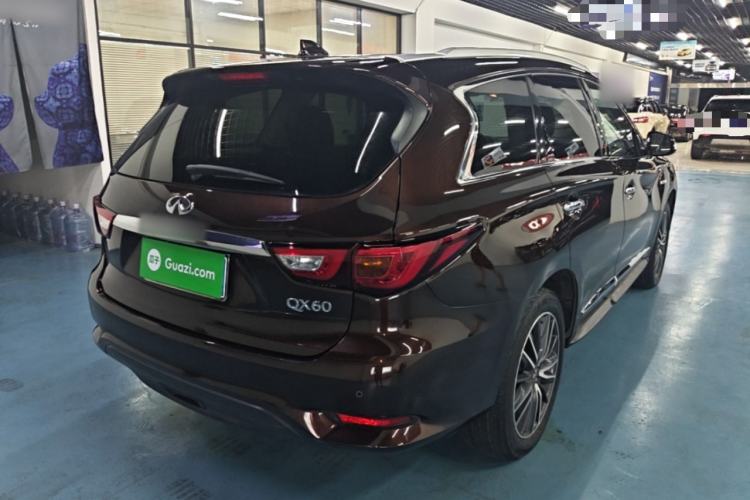 Used Infiniti QX60 2020 2.5 S/C Hybrid Two-Wheel-Drive Excellence Edition Rear Right 45 Deg