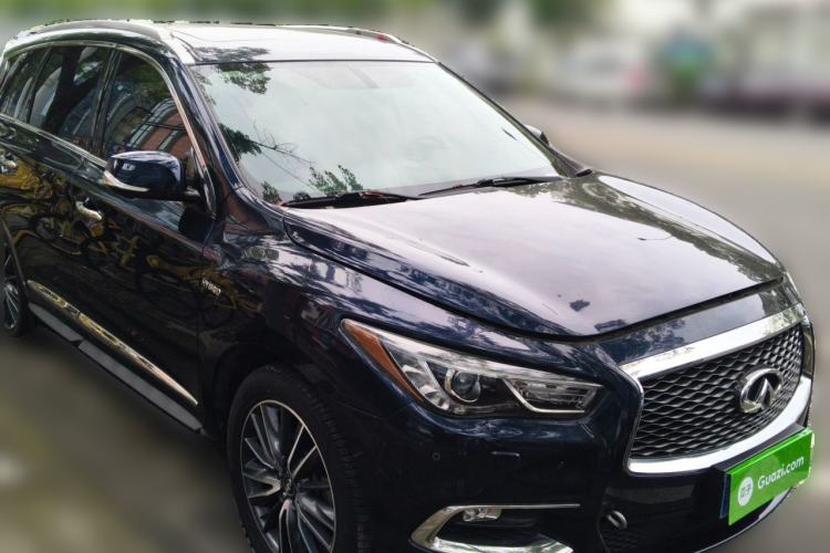 Used Infiniti QX60 2020 2.5 S/C Hybrid Two-Wheel-Drive Excellence Edition Front Right 45 Deg