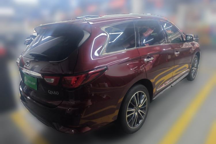 Used Infiniti QX60 2020 2.5 S/C Hybrid Two-Wheel-Drive Excellence Edition Rear Right 45 Deg