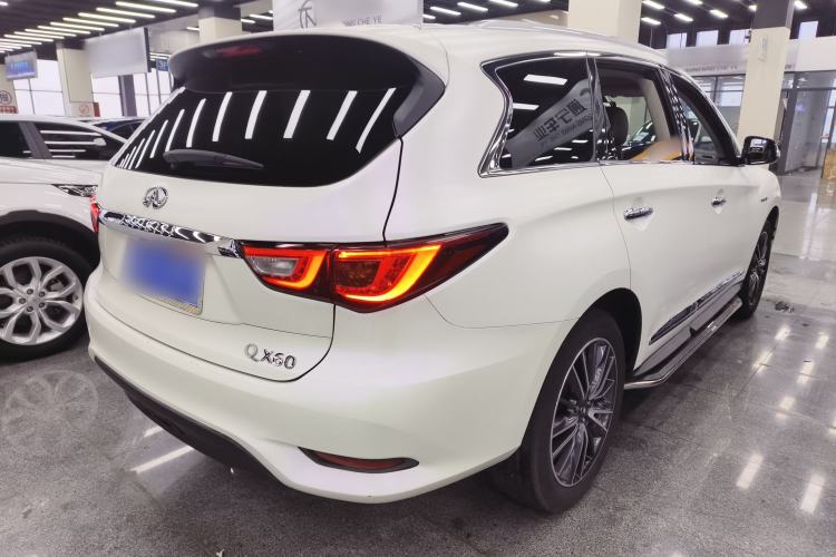 Used Infiniti QX60 2020 2.5 S/C Hybrid Two-Wheel-Drive Excellence Edition Rear Right 45 Deg