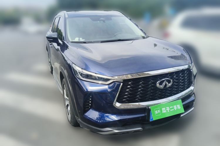 Used Infiniti QX60 2022 2.0T Four-Wheel Drive Luxury Edition Front Right 45 Deg