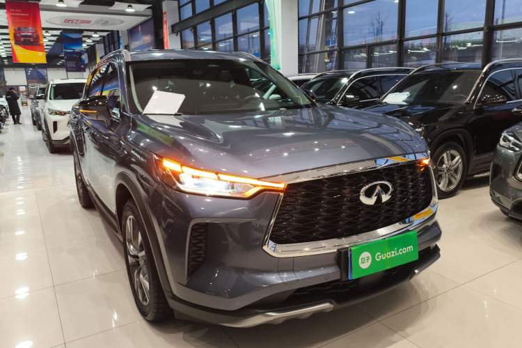 Used Infiniti QX60 2022 2.0T Four-Wheel Drive Luxury Edition Front Right 45 Deg