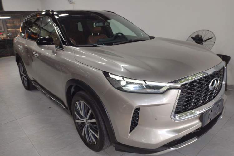 Used Infiniti QX60 2022 2.0T Four-Wheel Drive Flagship Edition Front Right 45 Deg