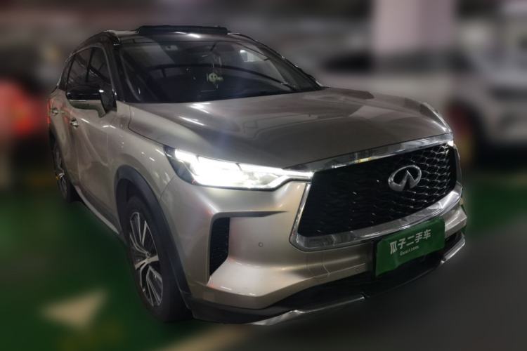 Used Infiniti QX60 2022 2.0T Four-Wheel Drive Prestige Edition Front Right 45 Deg
