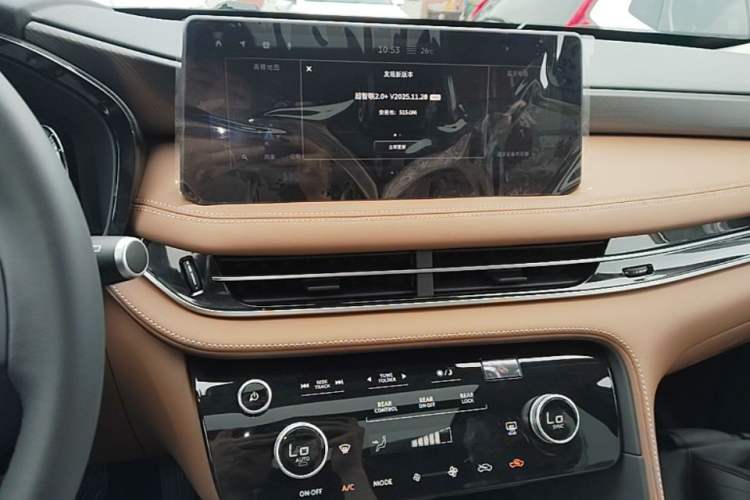 Used Infiniti QX60 2024 2.0T Enjoyment Edition Audio And AC Panel