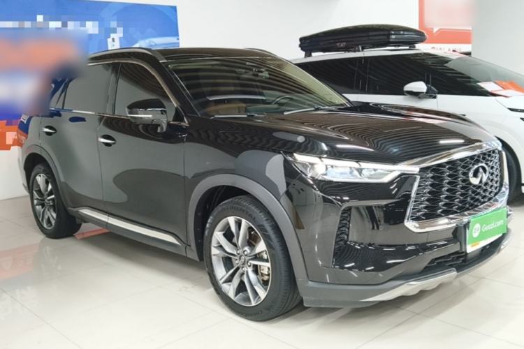 Used Infiniti QX60 2024 2.0T Four-Wheel Drive Luxury Edition Front Right 45 Deg