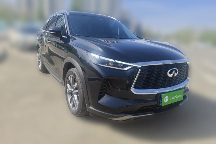 Used Infiniti QX60 2024 2.0T Four-Wheel Drive Luxury Edition Front Right 45 Deg
