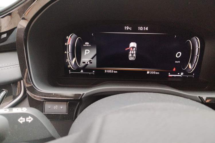 Used Infiniti QX60 2024 2.0T Elegant Edition Odometer Close Up
