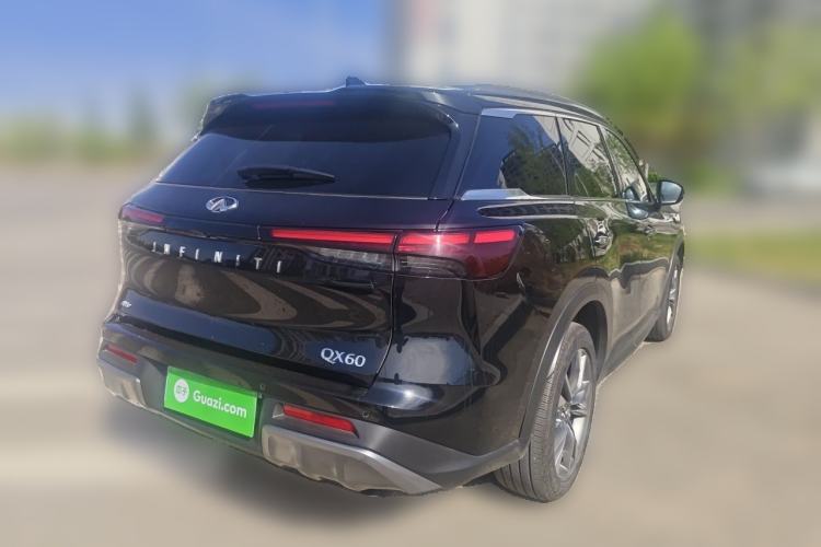 Used Infiniti QX60 2024 2.0T Four-Wheel Drive Luxury Edition Rear Right 45 Deg
