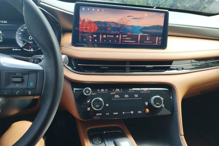 Used Infiniti QX60 2024 2.0T Four-Wheel Drive Luxury Edition Audio And AC Panel