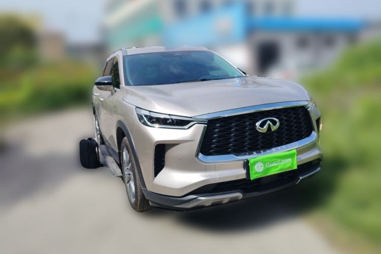 Used Infiniti QX60 2024 2.0T Four-Wheel Drive Luxury Edition Front Right 45 Deg