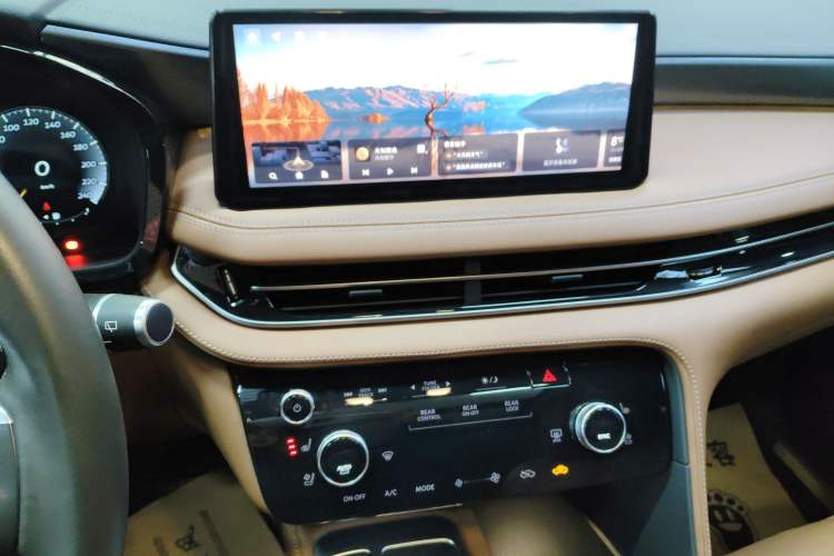 Used Infiniti QX60 2024 2.0T Four-Wheel Drive Luxury Edition Audio And AC Panel