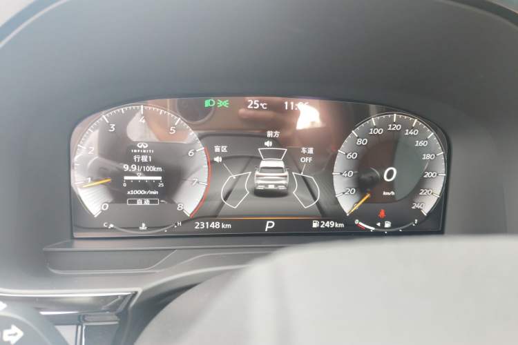 Used Infiniti QX60 2024 2.0T All-Wheel-Drive Excellence Edition Instrument Cluster