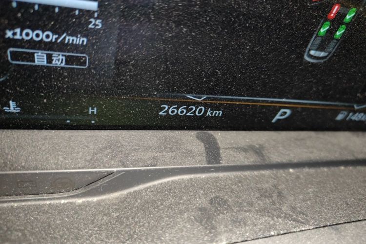 Used Infiniti QX60 2024 2.0T Four-Wheel Drive Luxury Edition Odometer Close Up