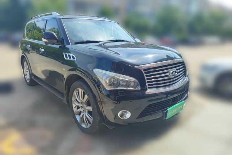 Used Infiniti QX80 2013 5.6L 4WD Front Right 45 Deg