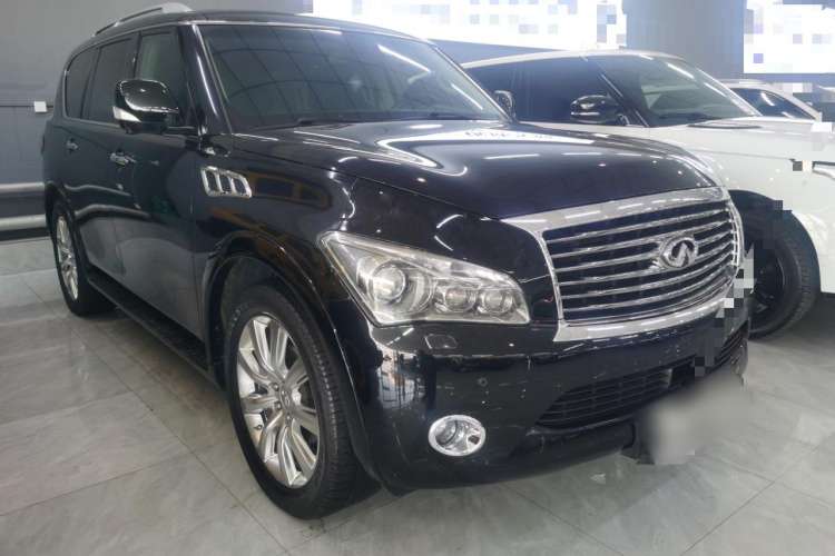 Used Infiniti QX80 2013 5.6L 4WD Front Right 45 Deg